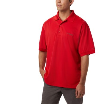 Columbia PFG Perfect Cast Big, Polo Rojos Para Hombre | 041672-EXI